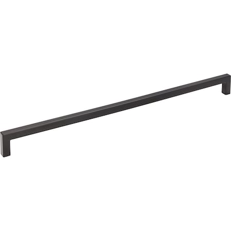 Elements 320 mm Center-to-Center Matte Black Square Stanton Cabinet Bar Pull 625-320MB